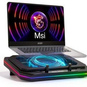 MSI Gaming Laptop Cooling Pad with RGB and USB Hub-0