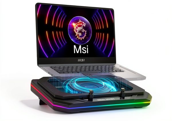 MSI Gaming Laptop Cooling Pad with RGB and USB Hub-0