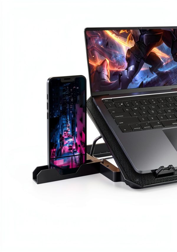 Pavo Laptop Cooler RGB Gaming Cooling Stand Performance-3