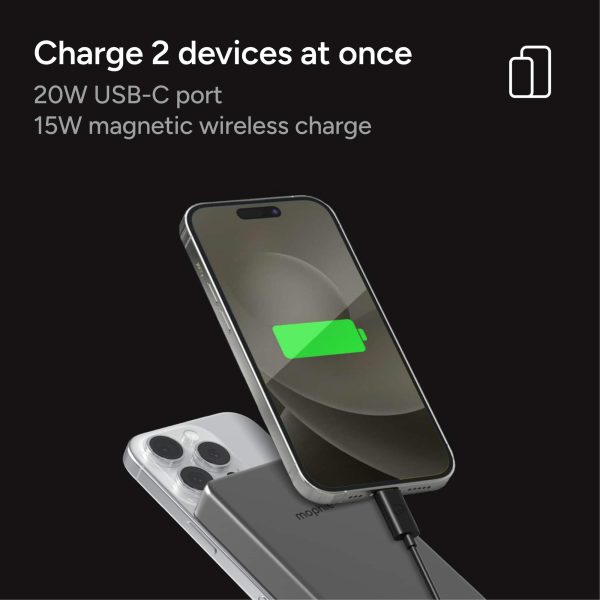 Powerstation Wireless Qi2 Power Bank 15W Magnetic 30W PD-8