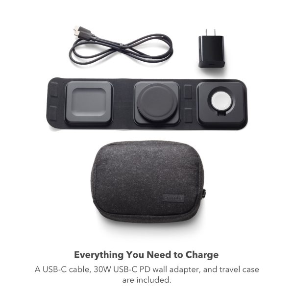 MagSafe 3-in-1 Travel Charger for iPhone Apple Watch AirPods-9