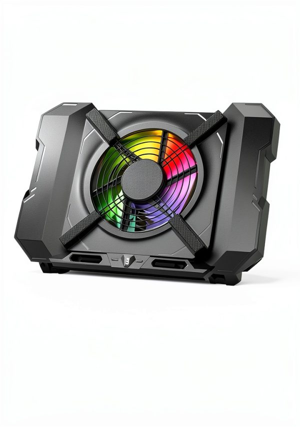 Laptop Cooling Pad with Large Fan and RGB Lighting for-3