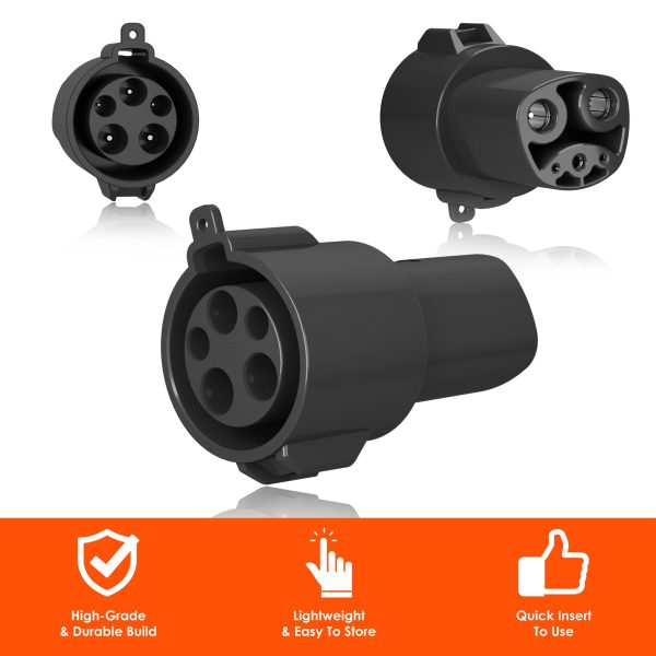 Rexing J1772 to Tesla Adapter Charging All Models Portable-2
