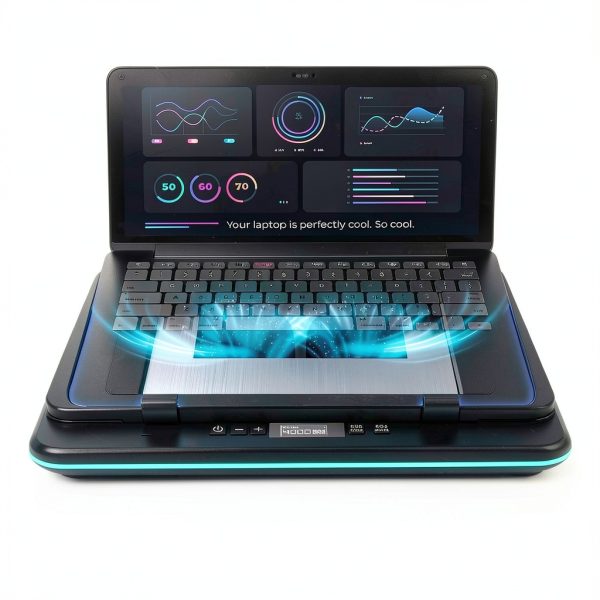 Pavo Laptop Cooling Pad Gaming RGB Fans Aluminum-1