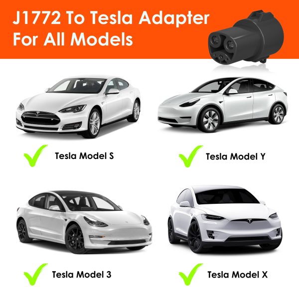 Rexing J1772 to Tesla Adapter Charging All Models Portable-1