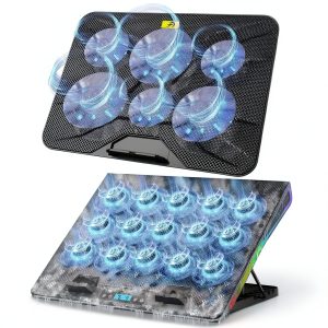 Gaming Laptop Cooler Blue Cooling Pad Advanced Performance-0
