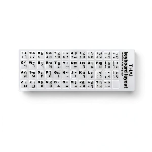 Pavo Keyboard Sticker Replacement Faded Letters Fresh Look-2