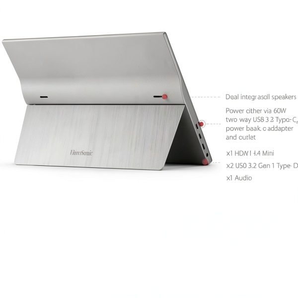 ViewSonic VG1655 15.6 FHD Portable Monitor USB-C HDMI-12