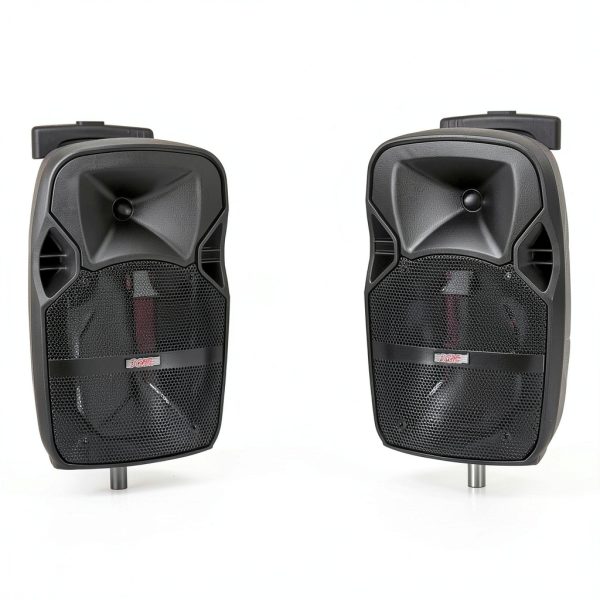 5Core 400W Bluetooth PA Speaker System Wireless Mics DJ-1