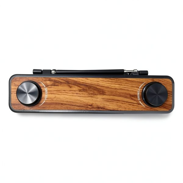 QFX Retro 1937 AM FM Shortwave Radio Bluetooth Flashlight-7