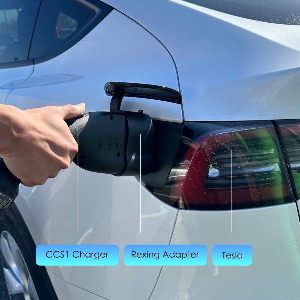 Rexing CCS to Tesla Adapter Fast Charging Durable Waterproof-5