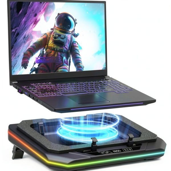 Pavo Laptop Cooling Pad RGB Fan USB Ports Gaming-0