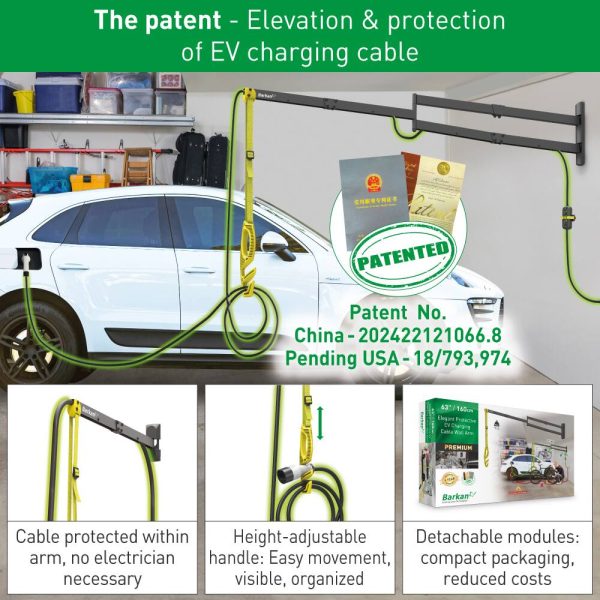 Barkan Charging Cable Wall Mount Universal Connection-5