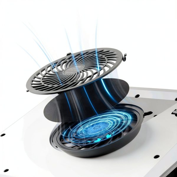 Gaming Laptop Cooler 5.5 Inch Fan Adjustable Stand for-2