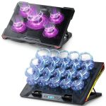 Gaming Laptop Cooling Stand with RGB Fans Purple S035-0