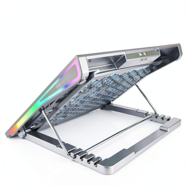 KeiBn Laptop Cooling Pad 15 Fans RGB Gaming Accessory-3