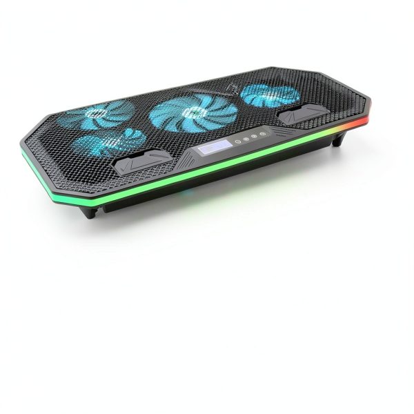 Pavo Laptop Cooling Pad Gaming Six Fans LED Light-2