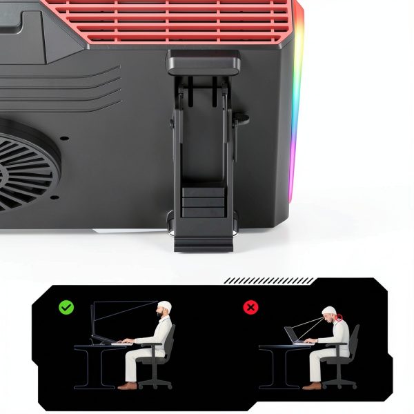 Laptop Cooling Pad Turbo Fan Gaming Performance Quiet-2
