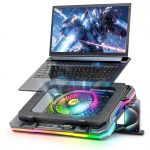 Gaming Laptop Cooling Pad RGB Fan Ergonomic Design-0