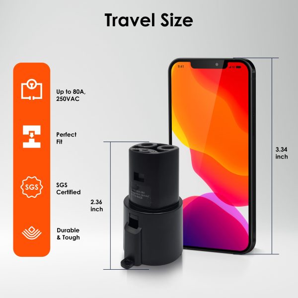 Rexing J1772 to Tesla Adapter Charging All Models Portable-8