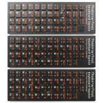 Pavo Keyboard Sticker Replacement for Faded Keys Laptop-0
