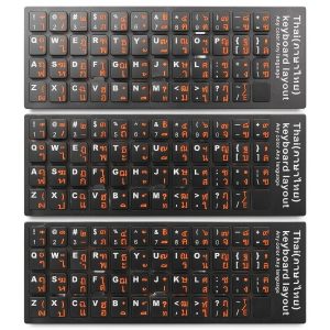 Pavo Keyboard Sticker Replacement for Faded Keys Laptop-0