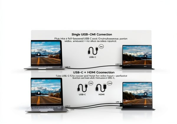 HKC V16 Portable Monitor Full HD IPS Ultra Slim Gray-6
