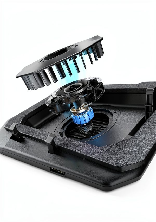 Gaming Laptop Cooling Pad RGB Height Adjustable 19 Inch-2