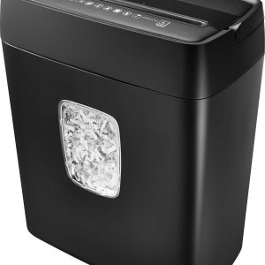 Insignia 6 Sheet Crosscut Shredder for Home Office Security-0