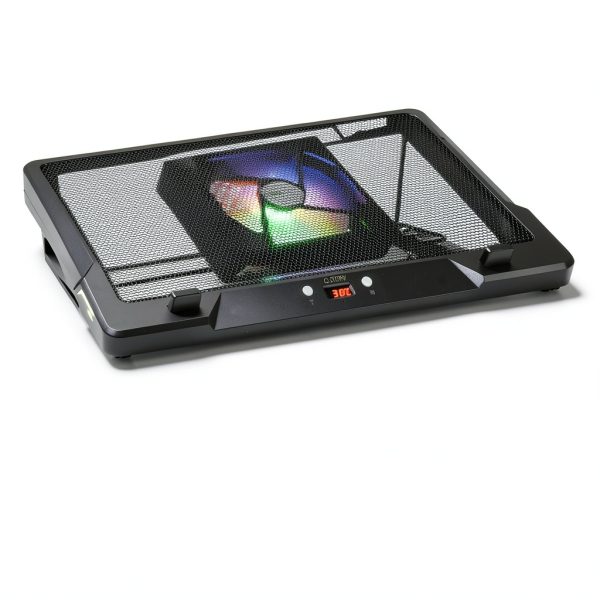 G-STORY Gaming Laptop Cooler Movable Fan RGB Lighting-5