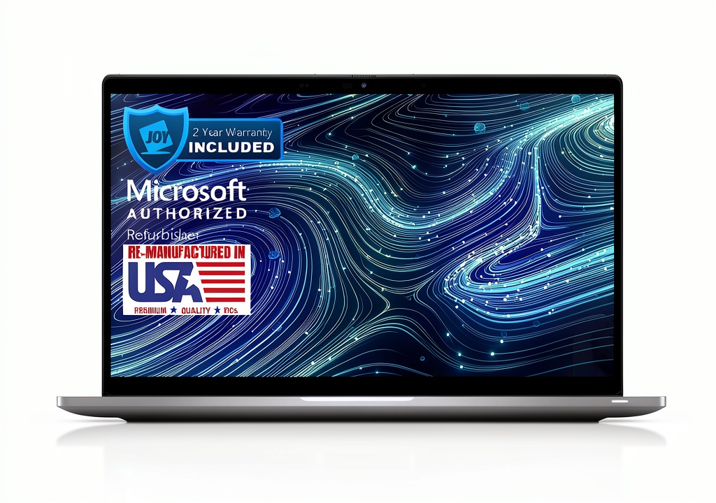 Dell Latitude 7420 laptop displaying its touch screen interface