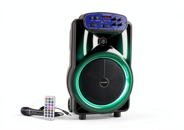 Emerson EDS-1220 Portable Bluetooth Party Speaker Flame-11