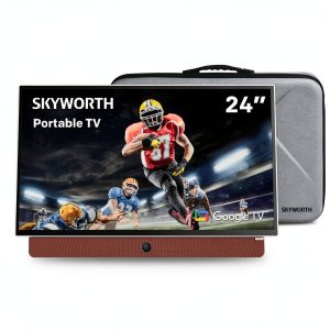 SKYWORTH 24 Inch Portable Smart TV Google TV FHD-0