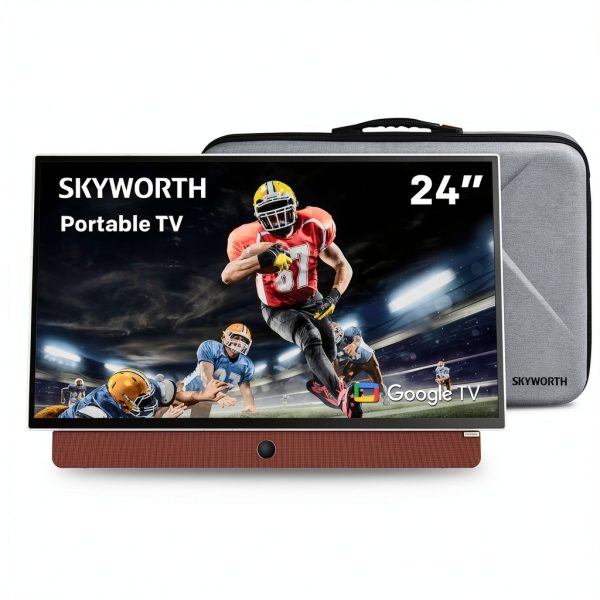 SKYWORTH 24 Inch Portable Smart TV Google TV FHD-0
