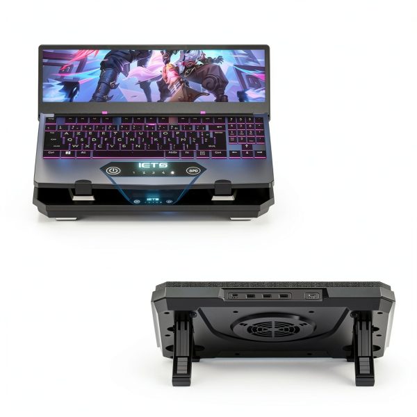 GT300 Laptop Cooling Pad Turbo Boosted Cooler Adjustable-5