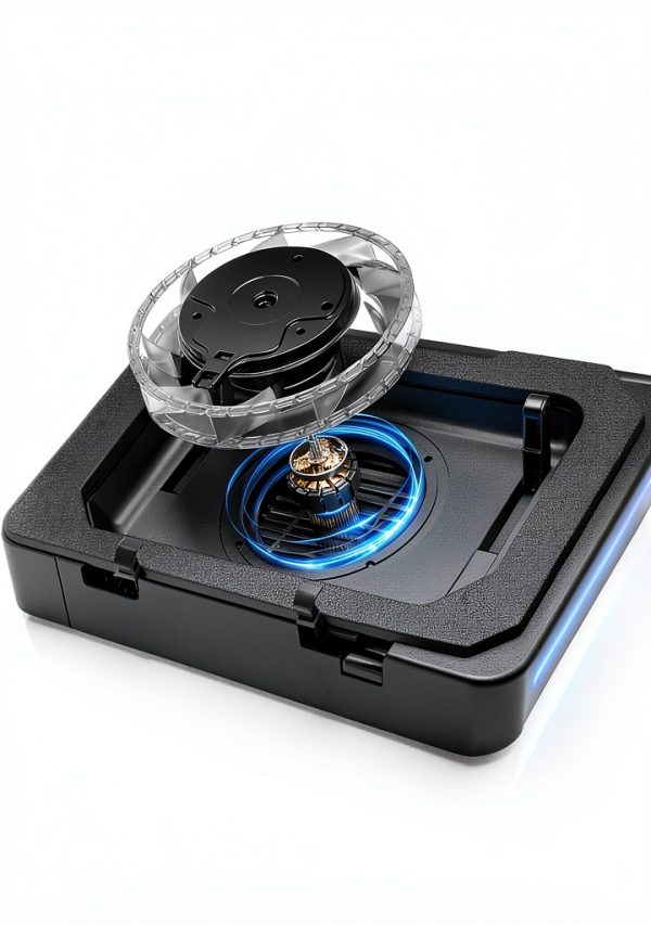 RGB Laptop Cooling Pad with Turbo Fan and Height Adjustment-2