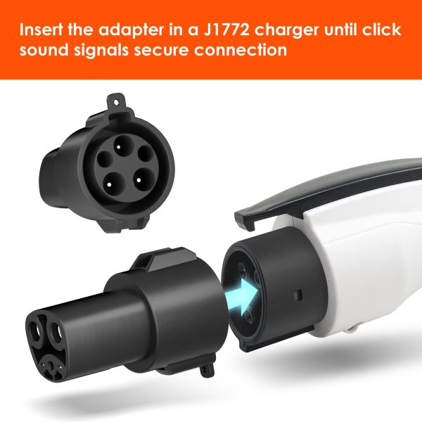 Rexing J1772 to Tesla Adapter Charging All Models Portable-3