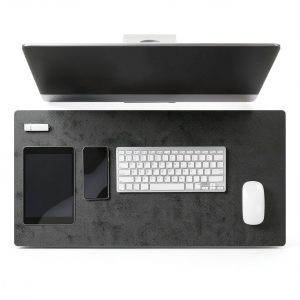 Felt Desk Pad Protector Large Black Office Home Workspace-0