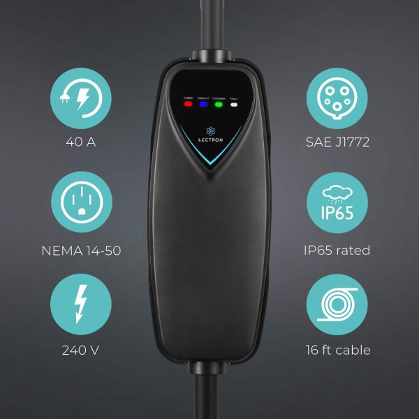 Lectron J1772 WiFi EV Charger Smart Control Fast Charging-12