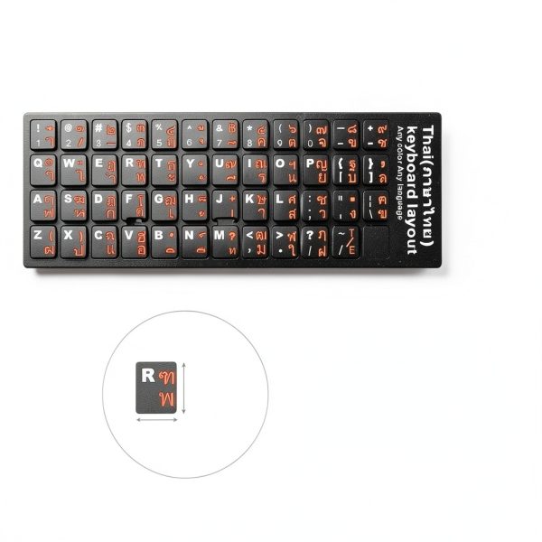 Pavo Keyboard Sticker Replacement for Faded Keys Laptop-1
