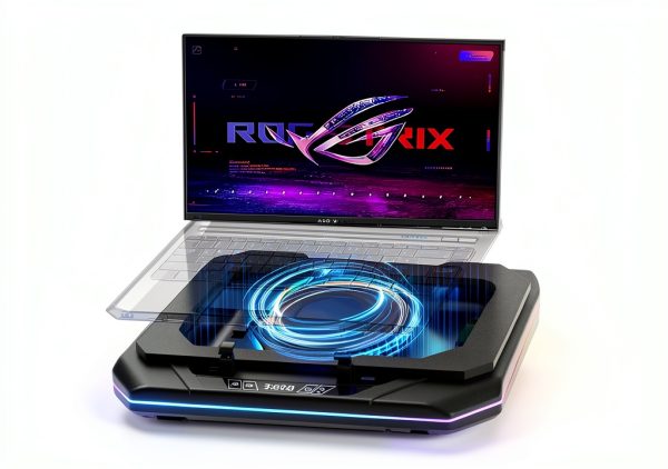 Gaming Laptop Cooling Pad RGB Turbo Fan 14-17 Inch-0