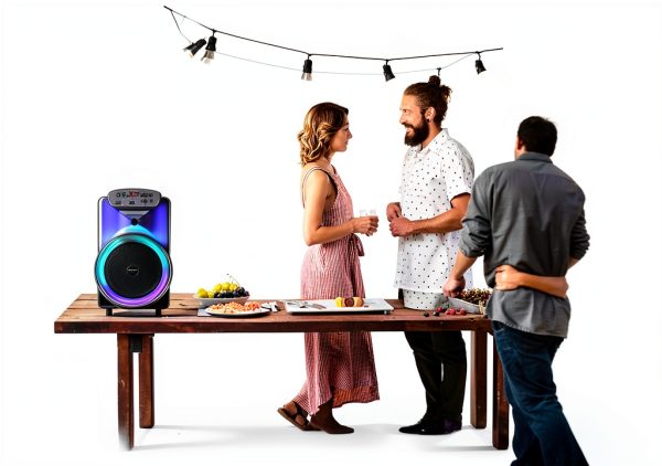 Emerson EDS-1220 Portable Bluetooth Party Speaker Flame-2
