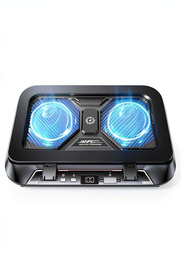 Pavo Laptop Cooling Pad Dual Core Coolers RGB Lighting-5