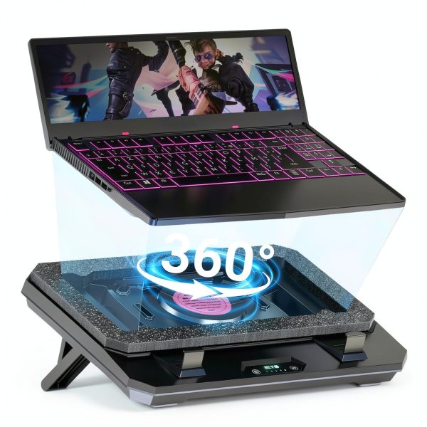 GT300 Laptop Cooling Pad Turbo Boosted Cooler Adjustable-2