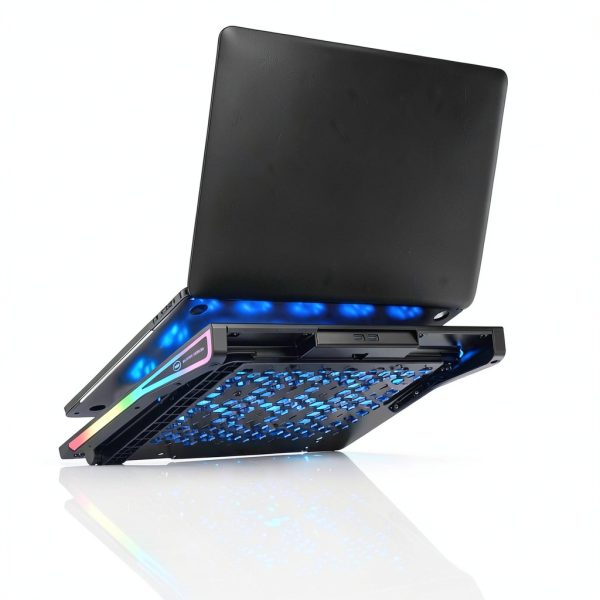 Gaming Laptop Cooler Blue Cooling Pad Advanced Performance-2