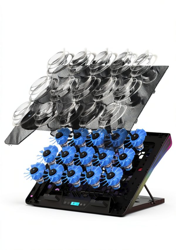 Pavo Laptop Cooler RGB Gaming Cooling Stand Performance-5