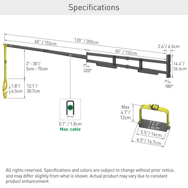 Barkan Charging Cable Wall Mount Universal Connection-3