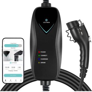 Lectron J1772 Level 1 EV WiFi Charger NEMA 5 15-0