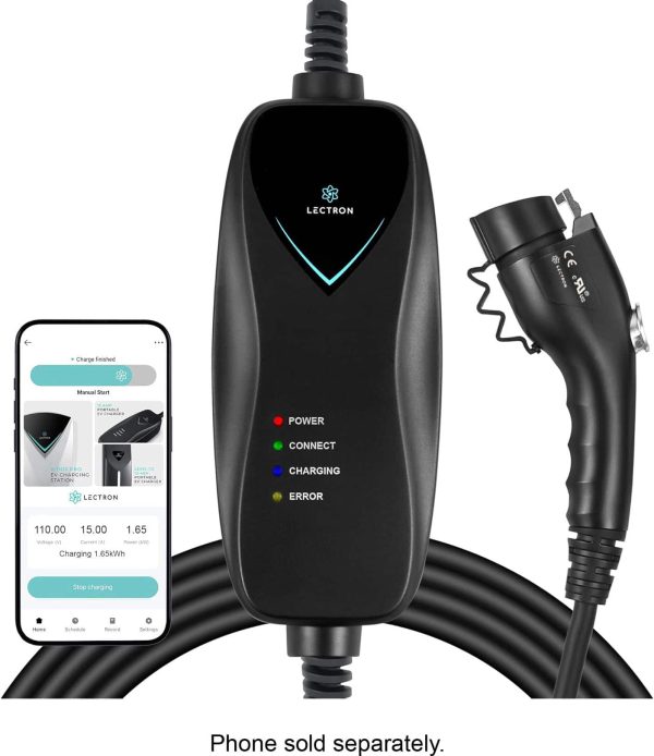 Lectron J1772 Level 1 EV WiFi Charger NEMA 5 15-0