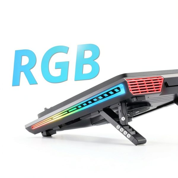 Laptop Cooling Pad Turbo Fan Gaming Performance Quiet-6